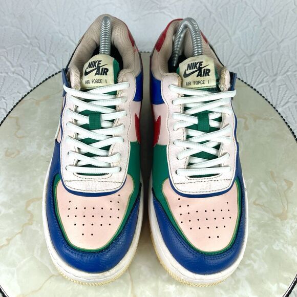 Nike Air Force 1 Sneakers Womens 7.5 Shadow Mystic Navy Athletic Streetwear Shoe - Picture 5 of 13